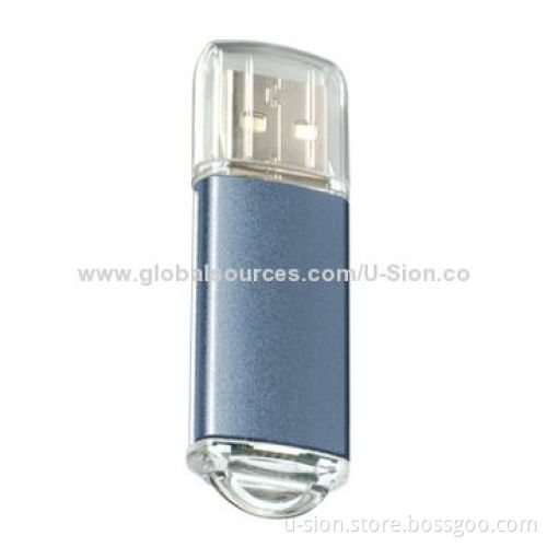 Promotional Metal USB Flash Drive, Supports Plug-and-play Function, 512MB -64GB Capacity